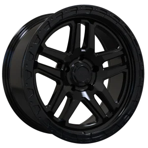 Envy Wheels – FFT-9 – Black – 17″x8″ 26mm – All weather Wheels – FFT9B-JEEP17511065126
